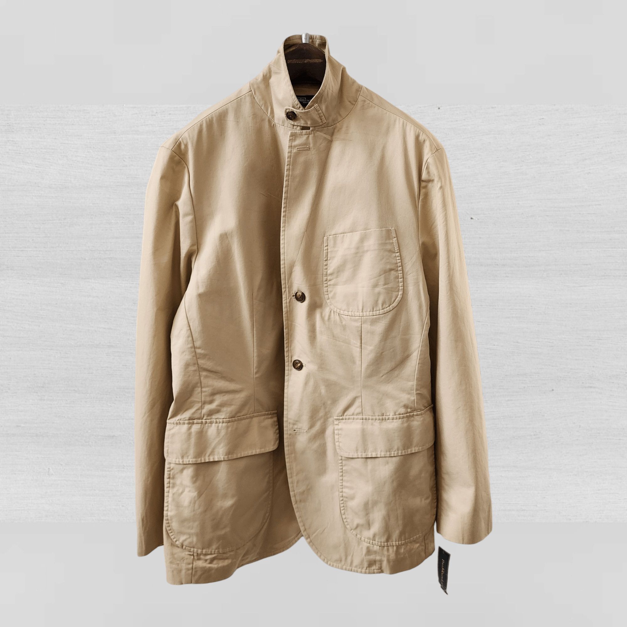 Polo Ralph Lauren ESSENTIAL BLAZER POLO RALPH LAUREN BEIGE 42R-FASHIONELLA Size 42R - 2 Thumbnail