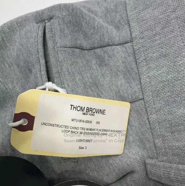 Thom Browne Thom Browne Grey Relaxed Fit Sweatpants. Size US 36 / EU 52 - 3 Thumbnail