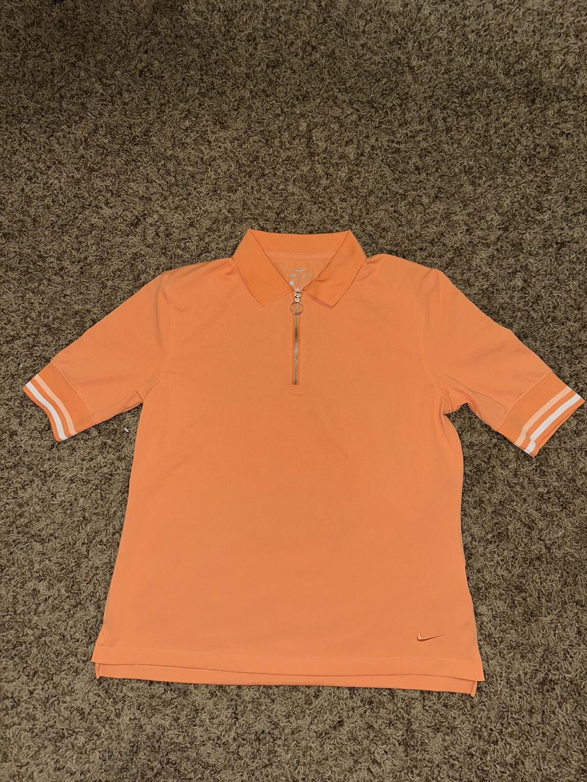Nike Nike Women's Dri-Fit SS Breathe Fabric Zip Golf Polo Shirt Sample Size S / US 4 / IT 40 - 1 Thumbnail