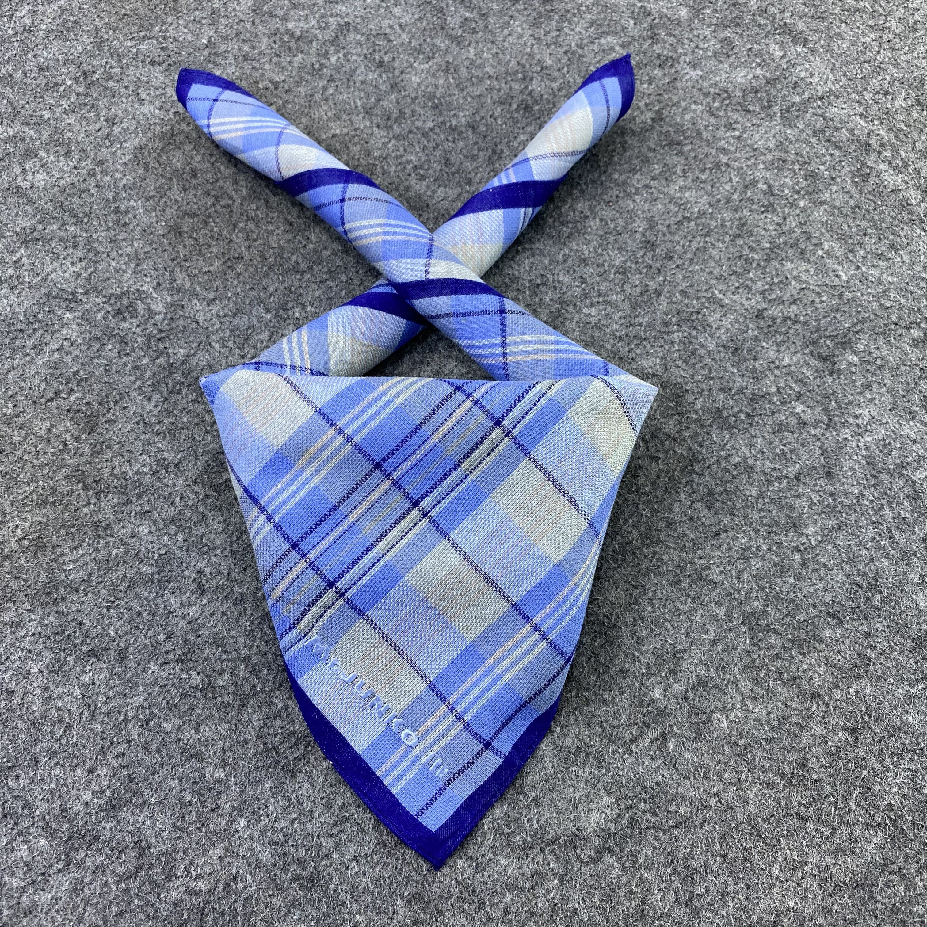 Japanese Brand Mr.Junko Handkerchief Neckerchief Bandana-B1614 Size ONE SIZE - 2 Thumbnail