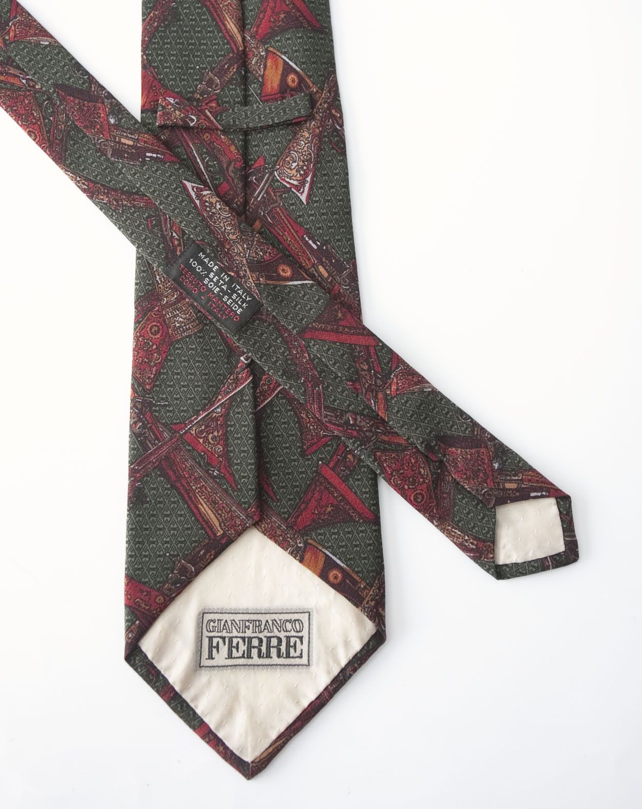 Gianfranco Ferre Gianfranco Ferre Tie 100% Silk Green Size ONE SIZE - 2 Thumbnail