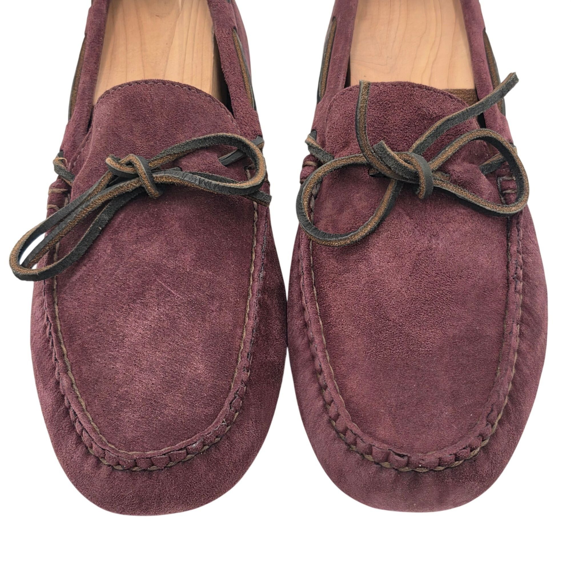 Brooks Brothers NEW Brooks Brothers Burgundy Suede Driving Loafers Mens 9 Size US 9 / EU 42 - 8 Thumbnail