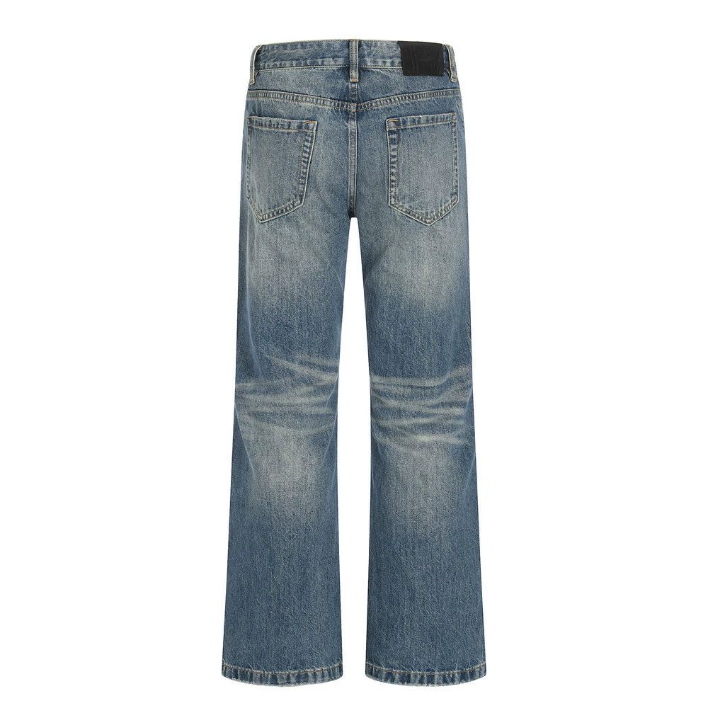 Jean American retro punk men's gradient washed jeans Size US 34 / EU 50 - 2 Thumbnail