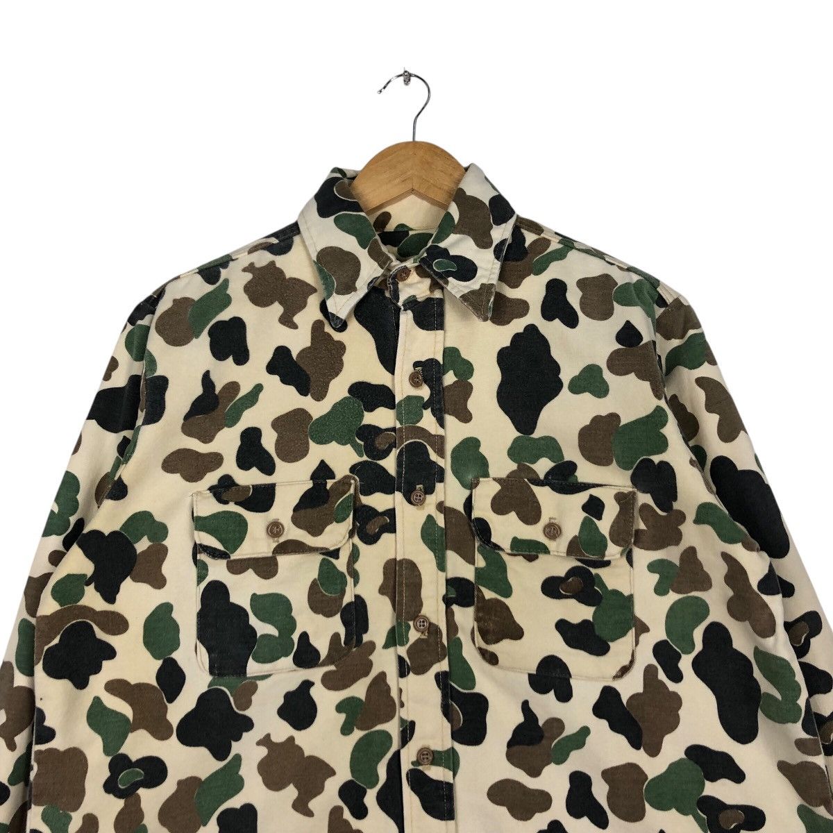 Japanese Brand Bape Style Button Up Oxford Shirt Medium Size US M / EU 48-50 / 2 - 2 Thumbnail