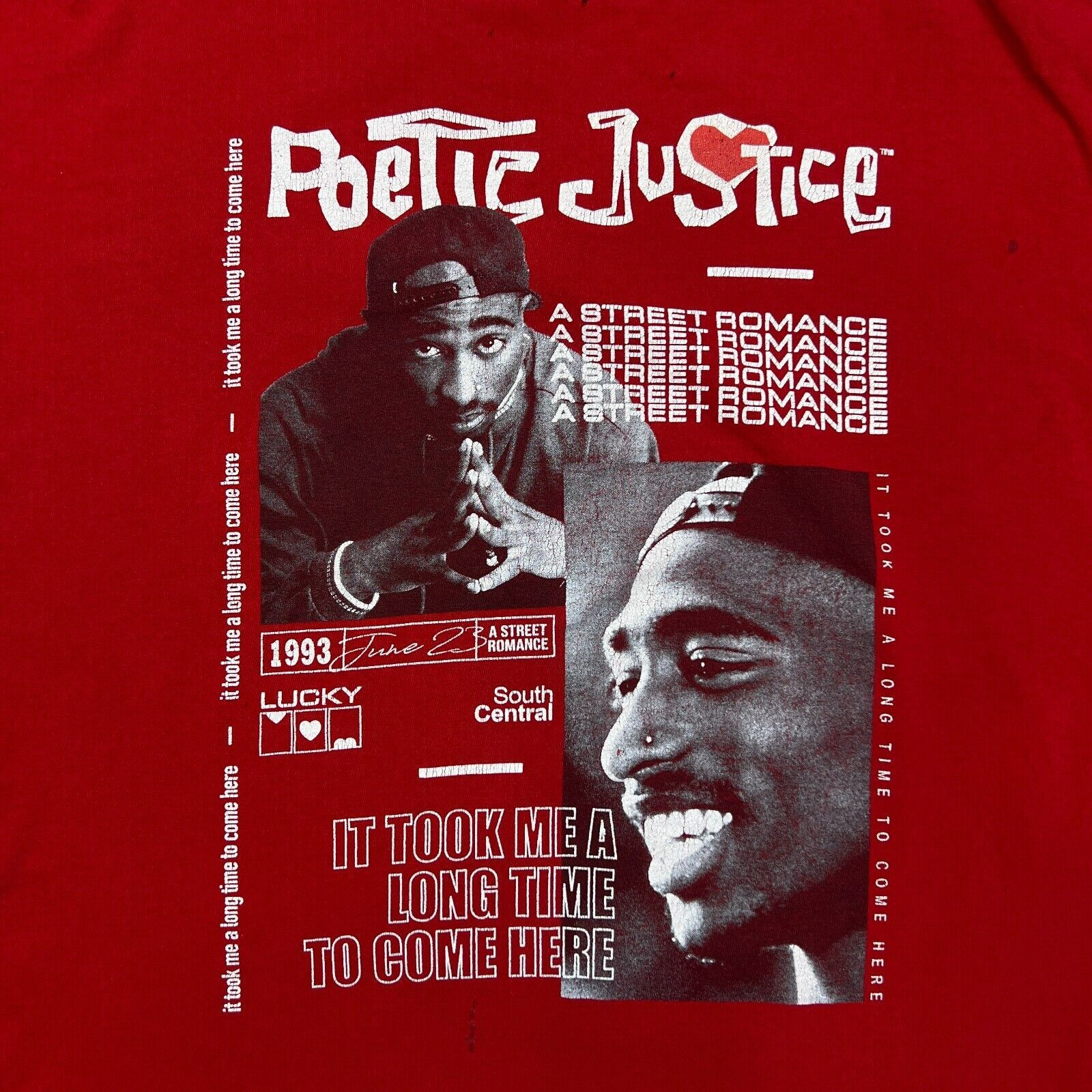 Makaveli × Vintage 2020 Tupac Shakur T Shirt Poetic Justice Short Sleeve Tee Size US XXL / EU 58 / 5 - 2 Thumbnail