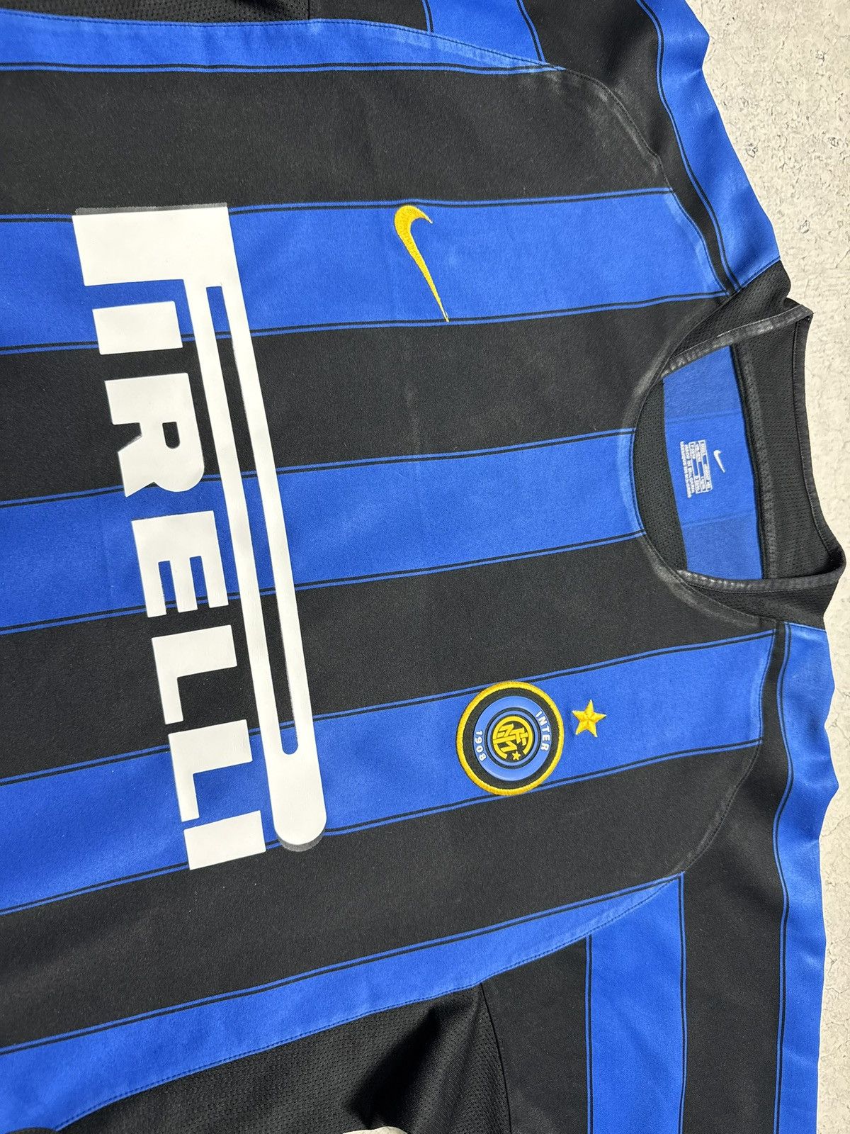 Nike Nike FC Inter Milan 2003/2004 Vintage Soccer Jersey Size US L / EU 52-54 / 3 - 5 Thumbnail