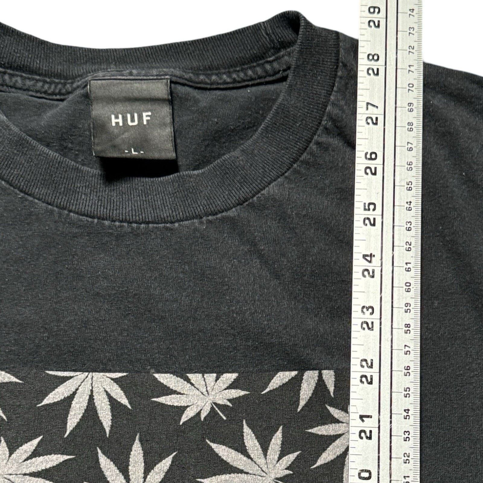 Huf Vintage Y2K Huf Weed Box Logo T Shirt Black Skater Mens L Size US L / EU 52-54 / 3 - 4 Thumbnail