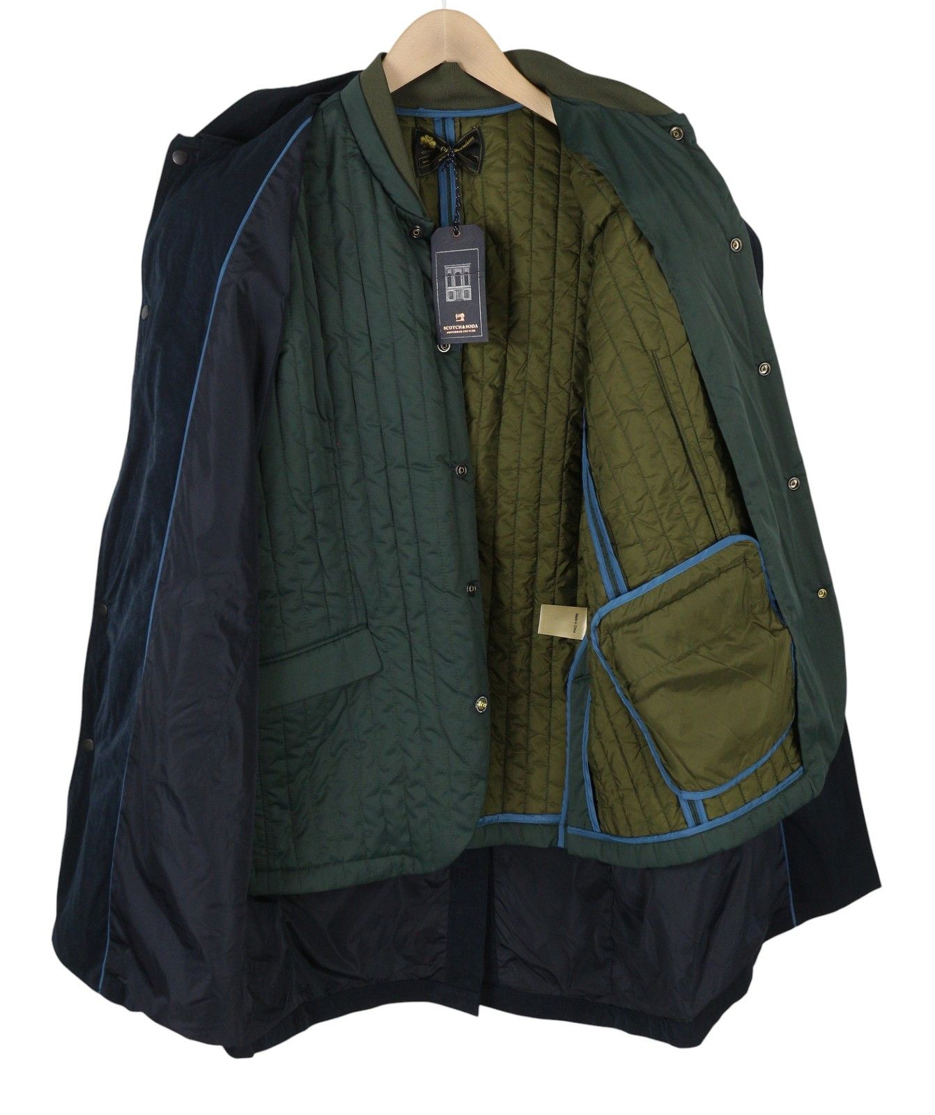 Scotch & Soda M Navy Lightweight Removable Lining 2in1 88478 Size US M / EU 48-50 / 2 - 5 Thumbnail