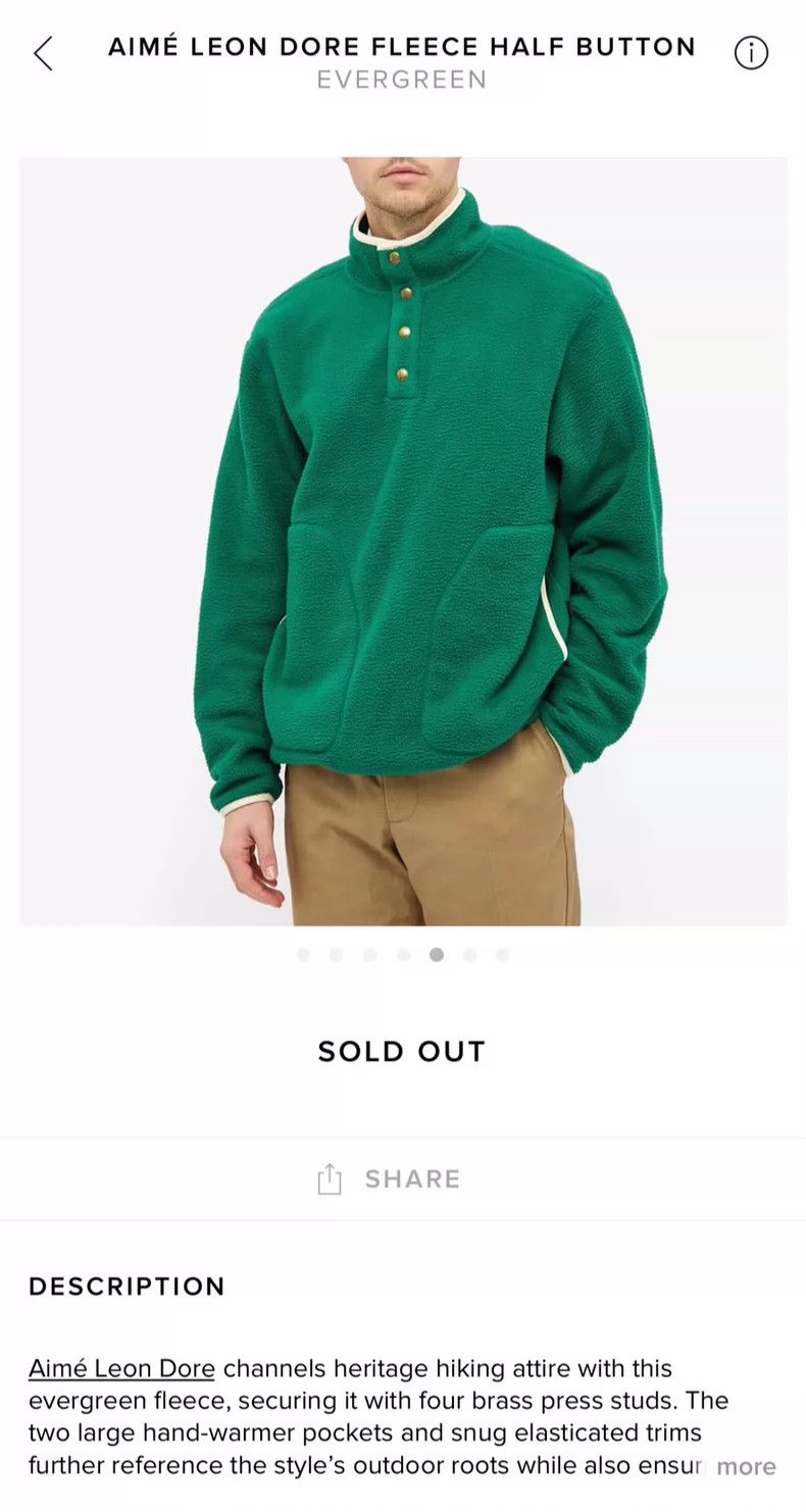 Aime Leon Dore Aime leon dorePolar fleece jacket Size US M / EU 48-50 / 2 - 7 Thumbnail