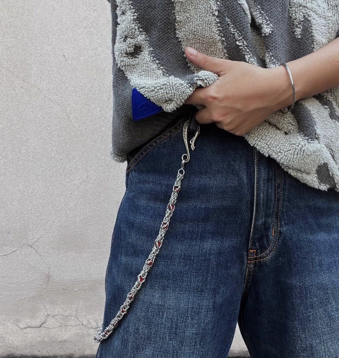 Jewelry Punk Rock Unique Bike Chain Pants Size ONE SIZE - 3 Thumbnail