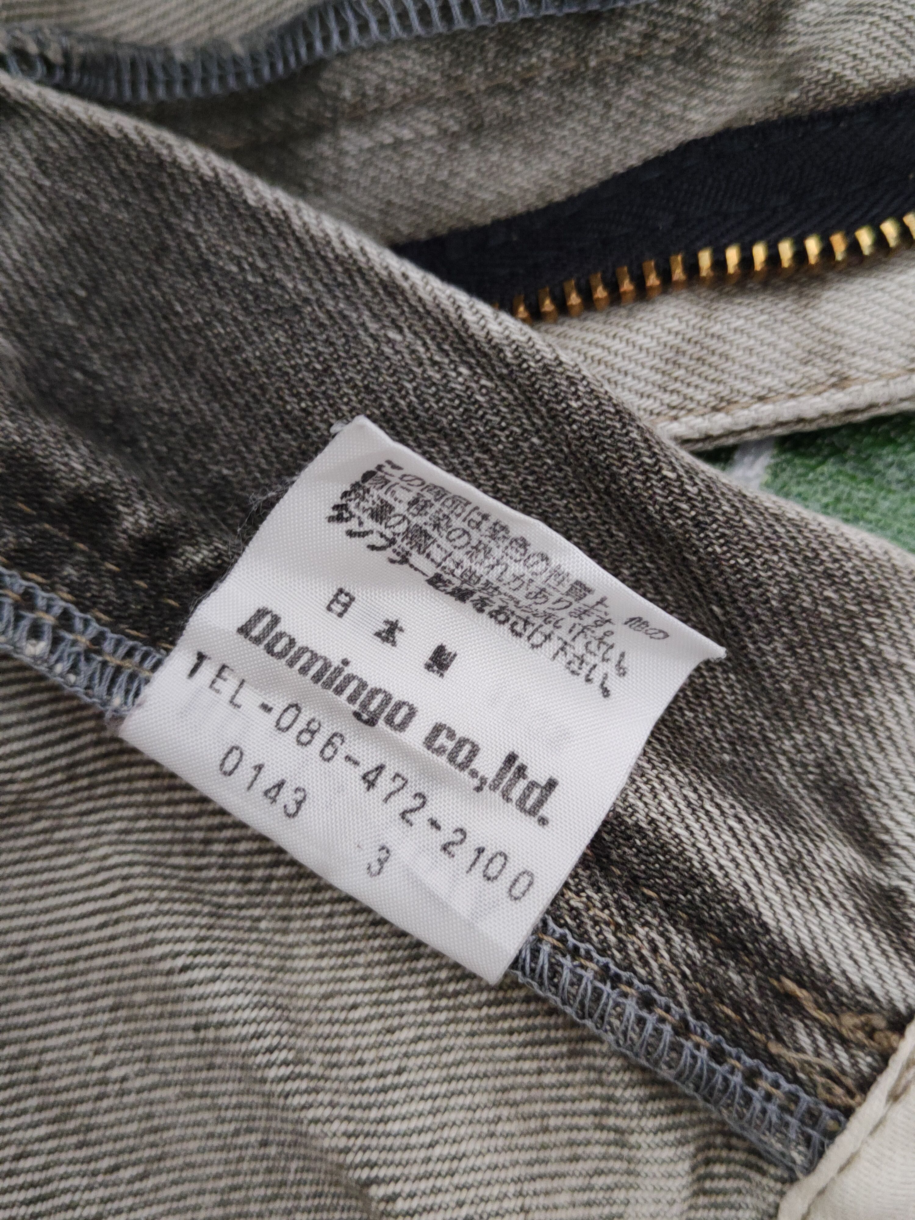 Japanese Brand Domingo faded Distressed Ripped vintage denim Jeans #S2217 Size US 30 / EU 46 - 14 Thumbnail