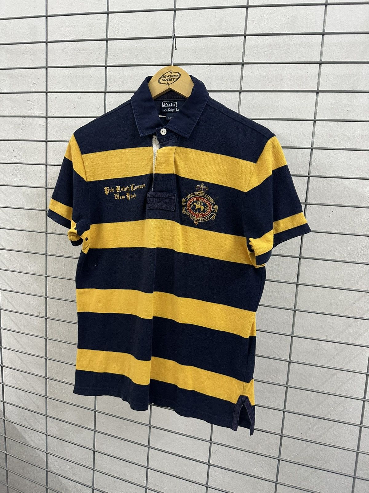 Polo Ralph Lauren Polo Ralph Lauren Striped Big Logo Rugby Polo Shirt Size US M / EU 48-50 / 2 - 3 Thumbnail
