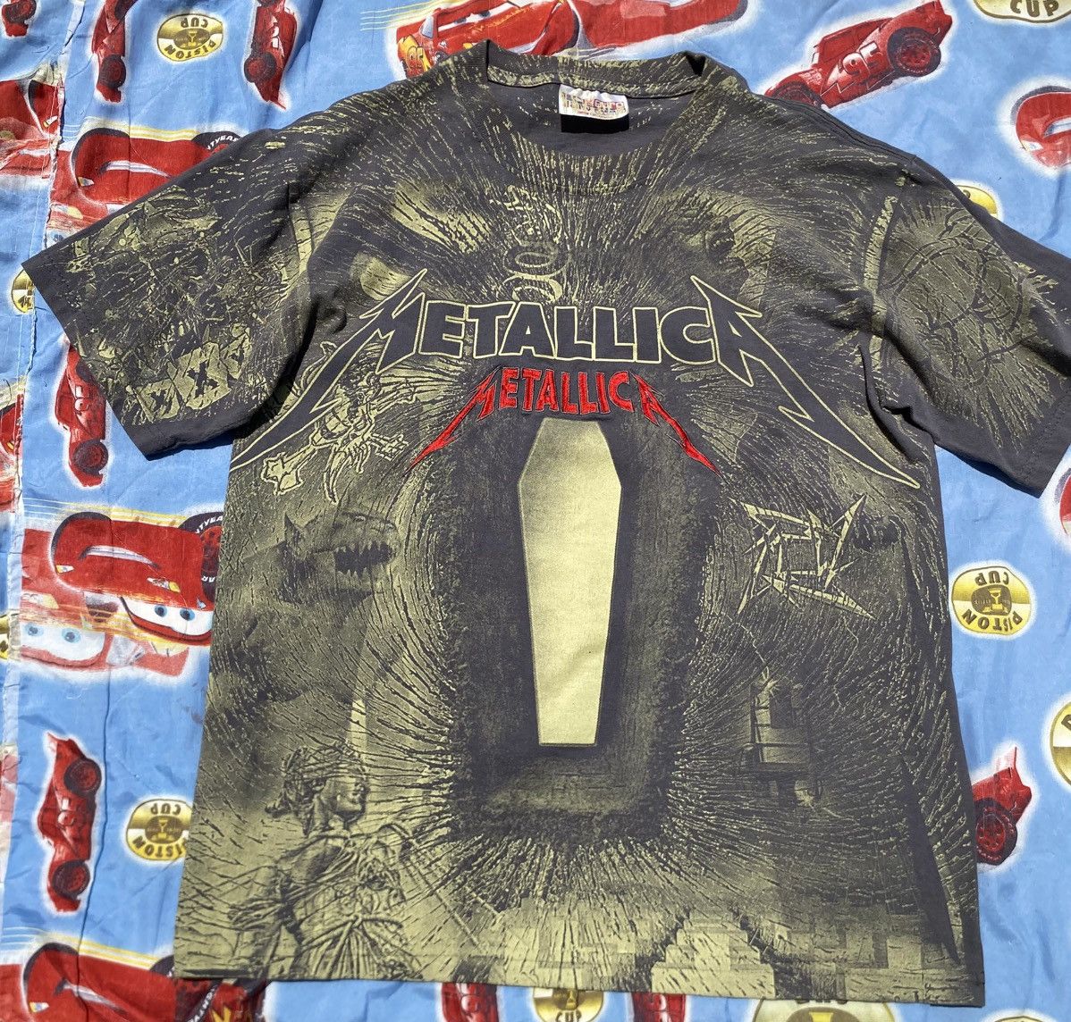 Metallica Mettalica Death Magnectic All Over Print mexican Bootleg Size US L / EU 52-54 / 3 - 1 Thumbnail