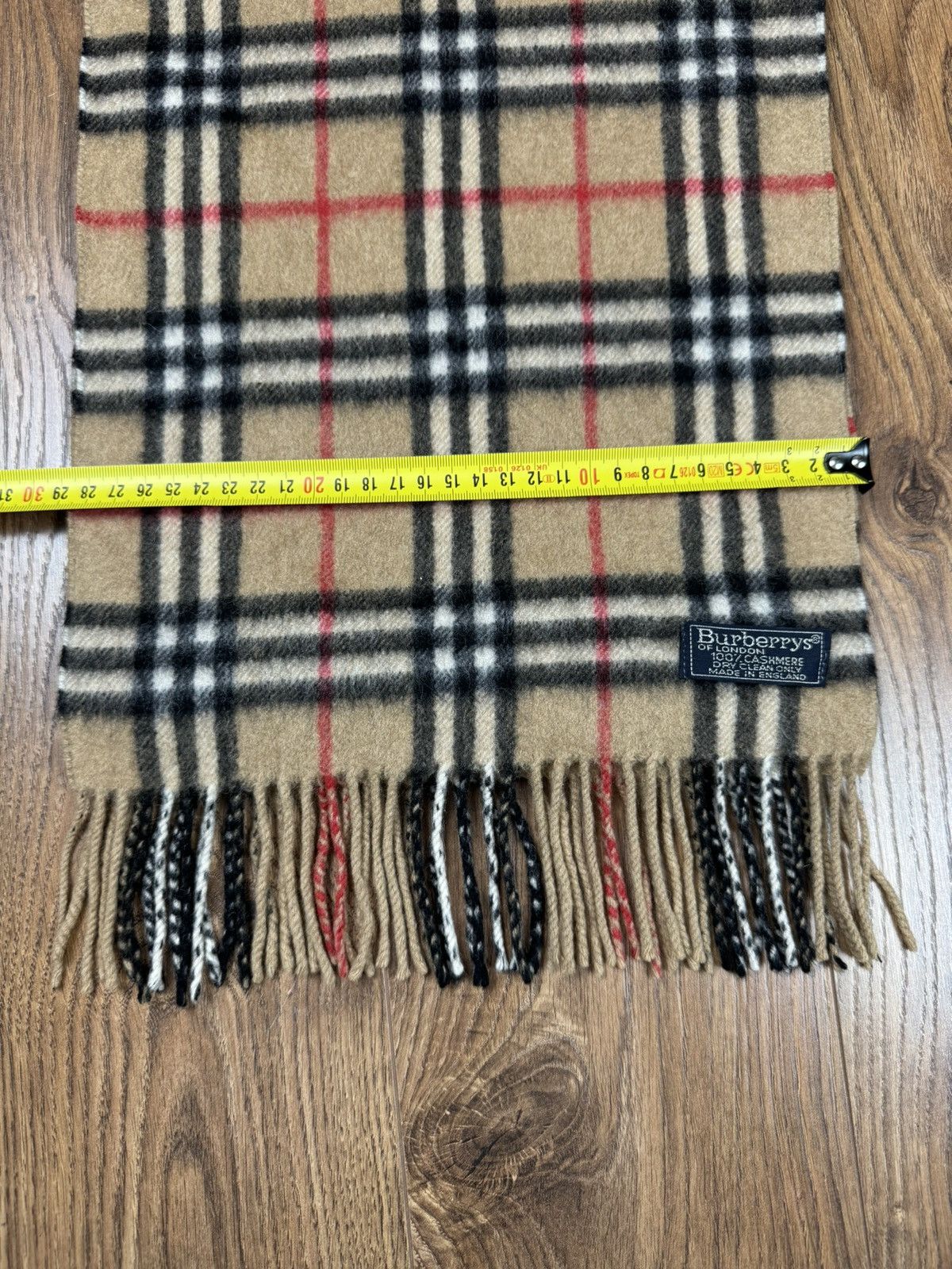 Burberry Vintage cashmere scarf Burberry’s 90s original luxury item Size ONE SIZE - 3 Thumbnail