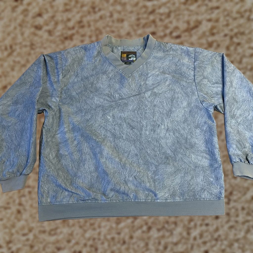 Gloverall VINTAGE Forrester Pullover Jacket Womens Large Green All Over Print Pattern Y2K Ladies Size M / US 6-8 / IT 42-44 - 1 Thumbnail