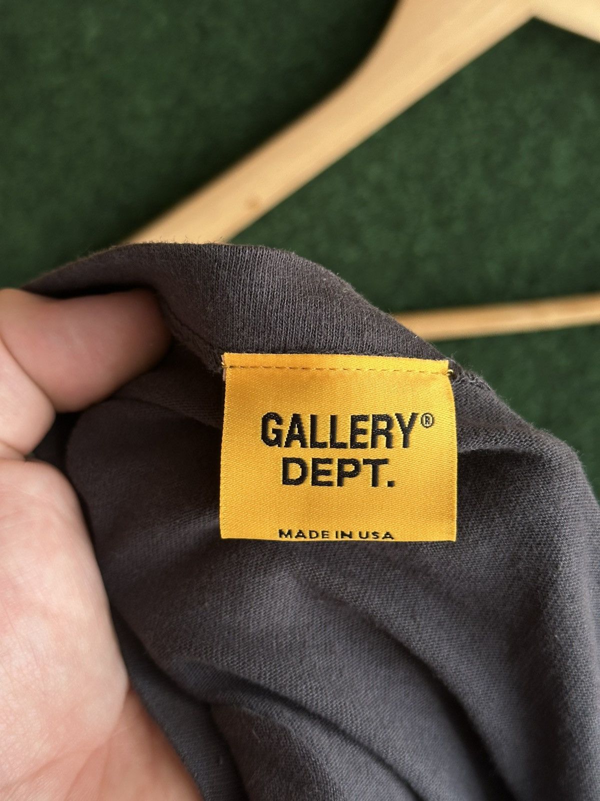 Gallery Dept. Washed Black & Red Anarchy Logo Longsleeve T-Shirt Size US L / EU 52-54 / 3 - 5 Thumbnail