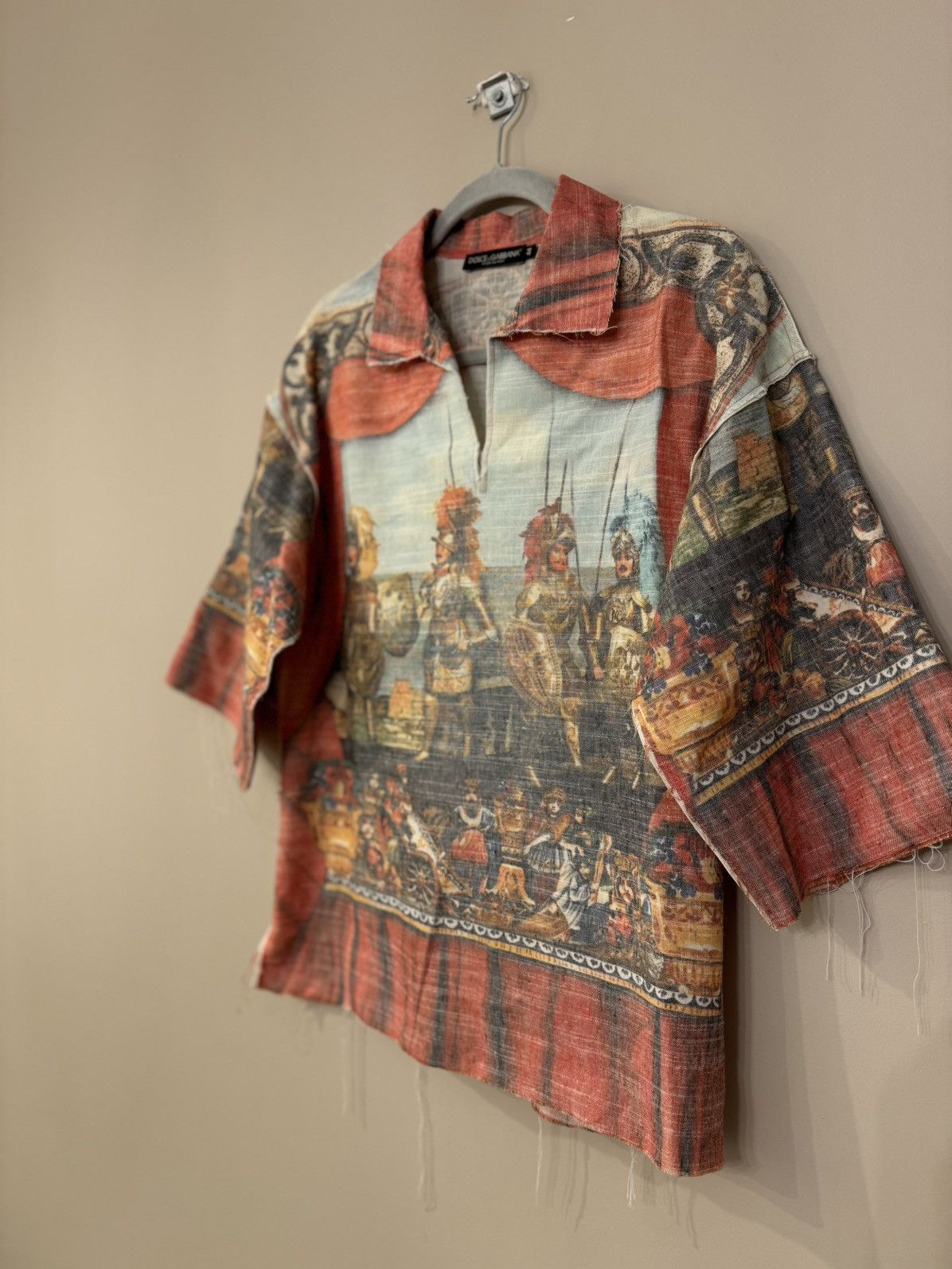 Dolce & Gabbana Dolce & Gabbana Vintage Renaissance Linen Shirt - Size 44 Size US S / EU 44-46 / 1 - 2 Thumbnail