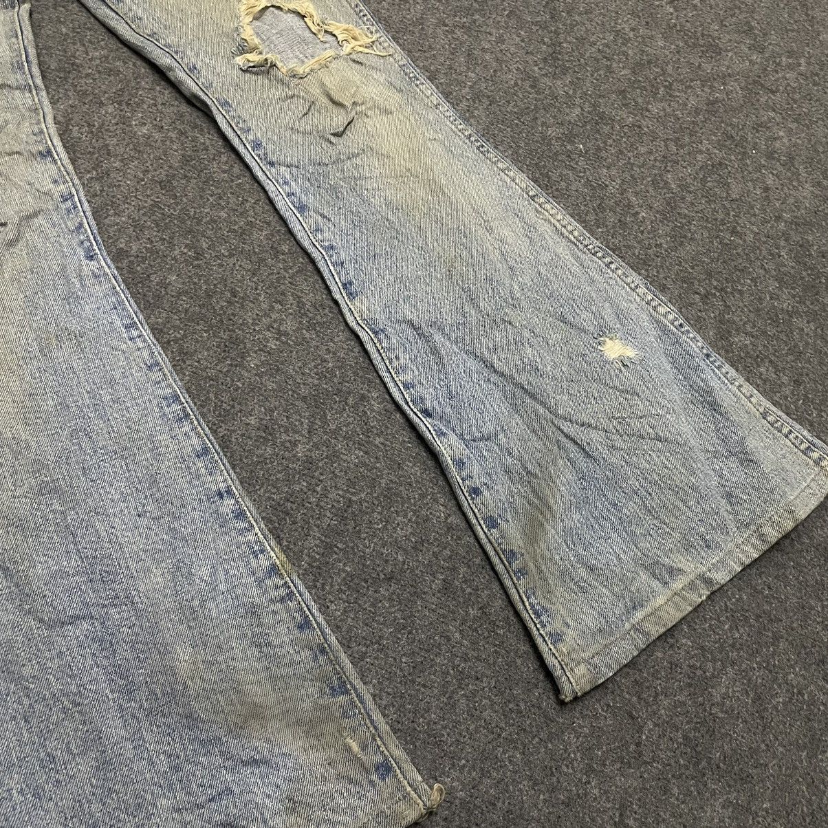 Big John × Vintage Vintage Big John Distressed Flare Jeans Bootcut Size US 28 / EU 44 - 3 Thumbnail