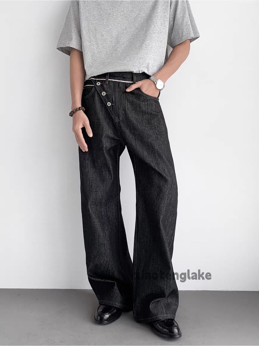 Jean Otl Balenciaga rickowens style flared loose baggy jeans Size US 36 / EU 52 - 5 Thumbnail