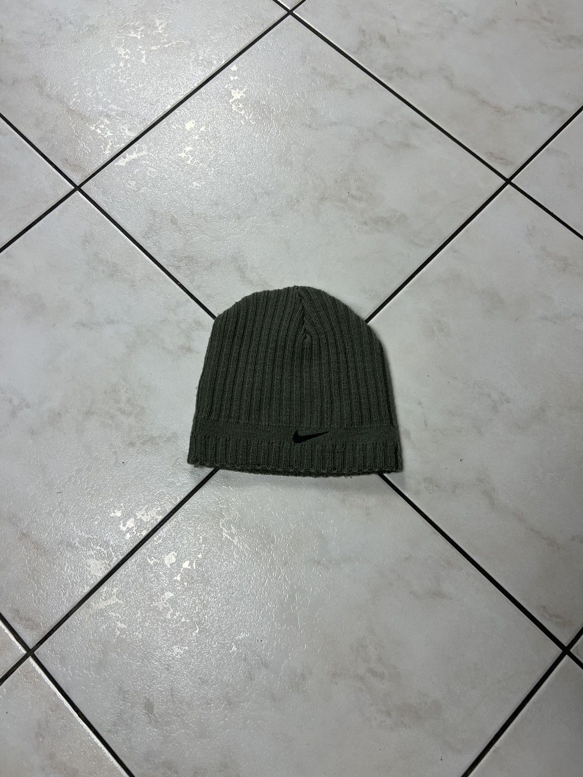 Nike Vintage Nike y2k knit beanie hat retro swoosh double sided Size ONE SIZE - 5 Thumbnail