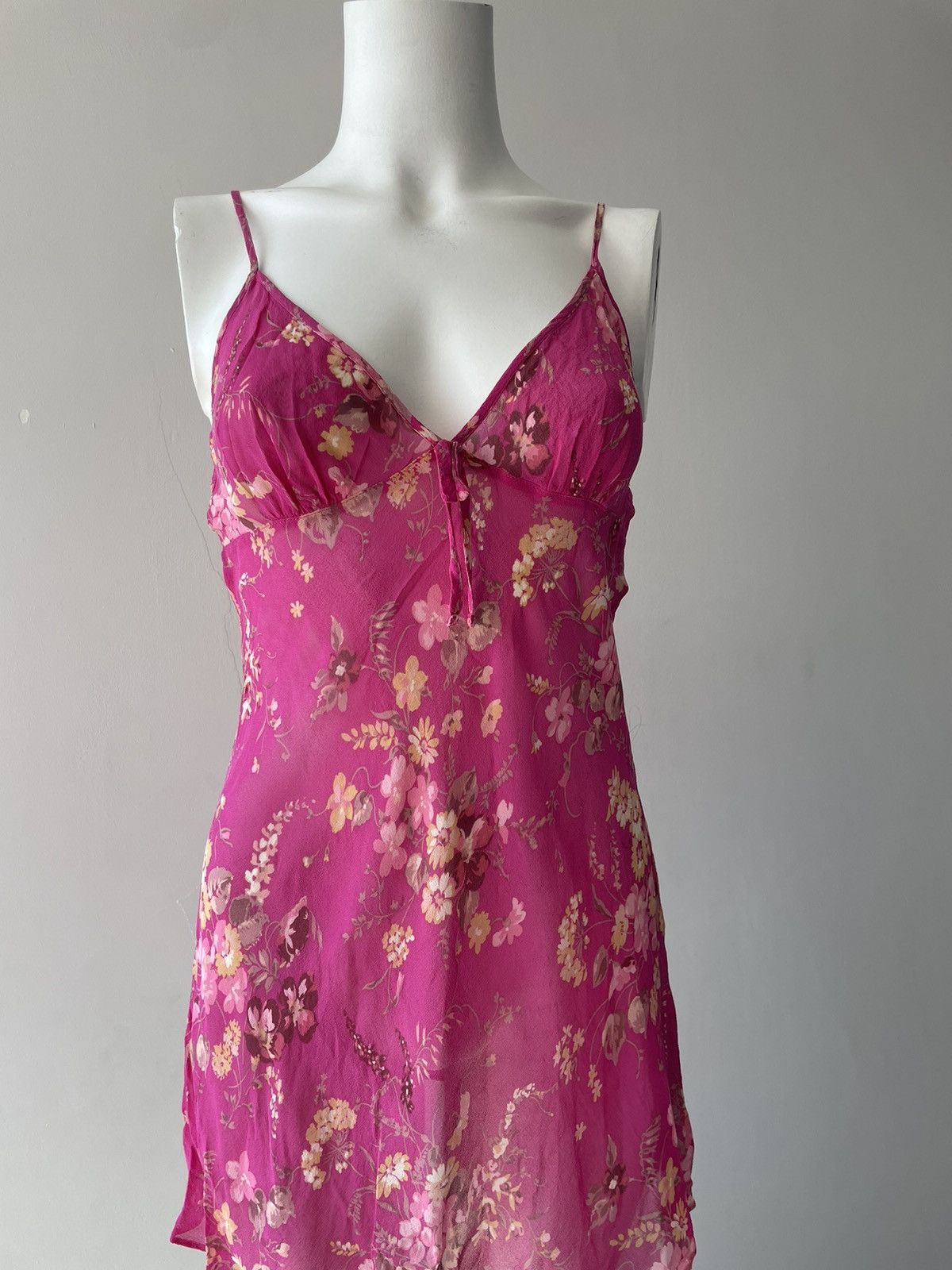 Vintage y2k silk dress Size L / US 10 / IT 46 - 6 Thumbnail