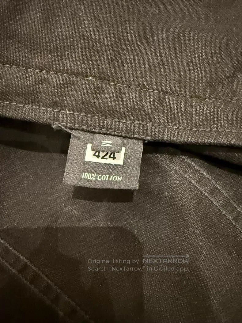 Other 424 Black Sleeve Patch Denim Jacket Size US M / EU 48-50 / 2 - 7 Thumbnail