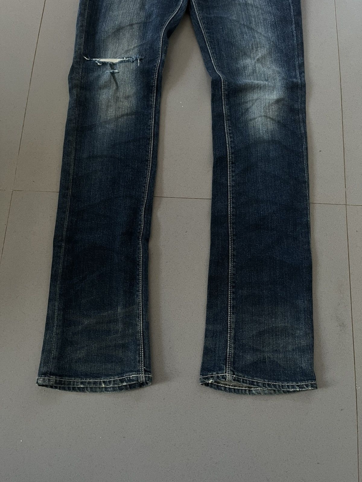 GOSTAR DE FUGA FUGA JAPANESE 00’s VINTAGE DENIM DISTRESSED PANTS JEANS VKEI Size US 30 / EU 46 - 5 Thumbnail