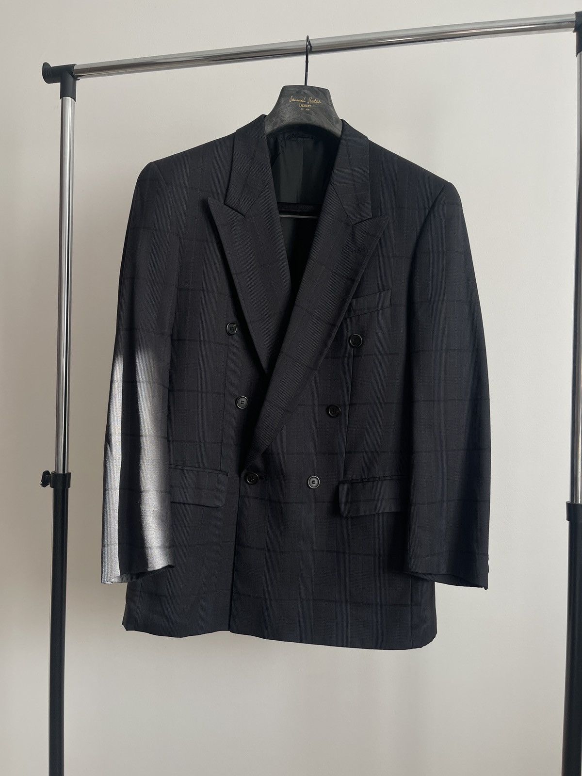 Cerruti 1881 Vintage double-breasted blazer jacket cerruti 1881 black Size 40R - 1 Thumbnail