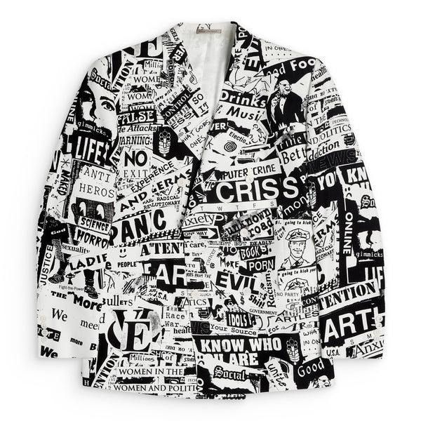 Gallery Dept. o1mle0226 Double Breasted Coat in White/Black Size US S / EU 44-46 / 1 - 1 Thumbnail