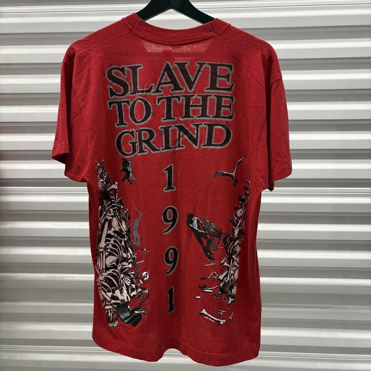 Band Tees Vintage 1991 Skid Row Slave To The Grind Band Tee Size US L / EU 52-54 / 3 - 3 Thumbnail