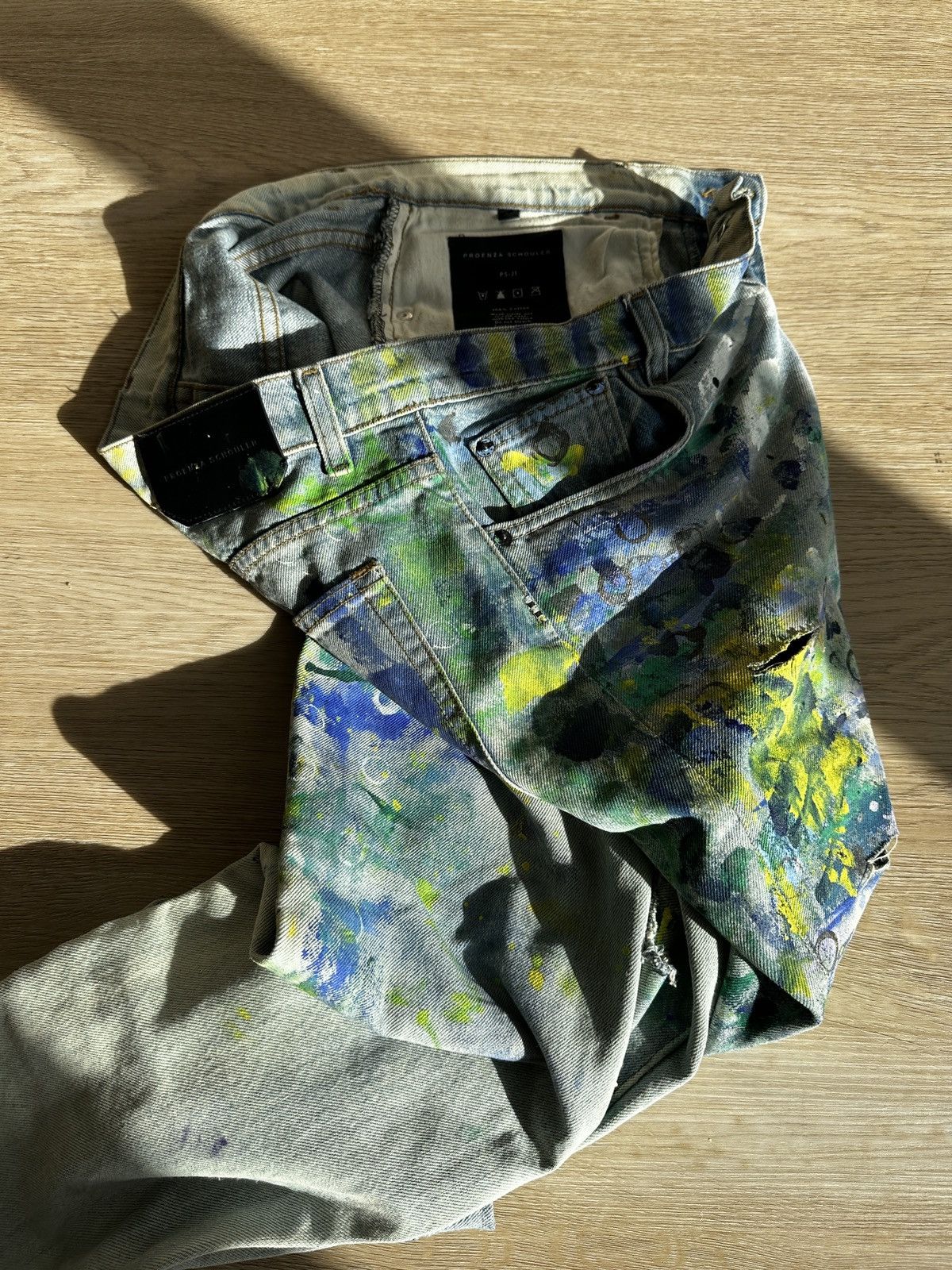 Proenza Schouler PROENZA SCHOULER PAINTED DENIM Size 26" / US 2 / IT 38 - 11 Thumbnail