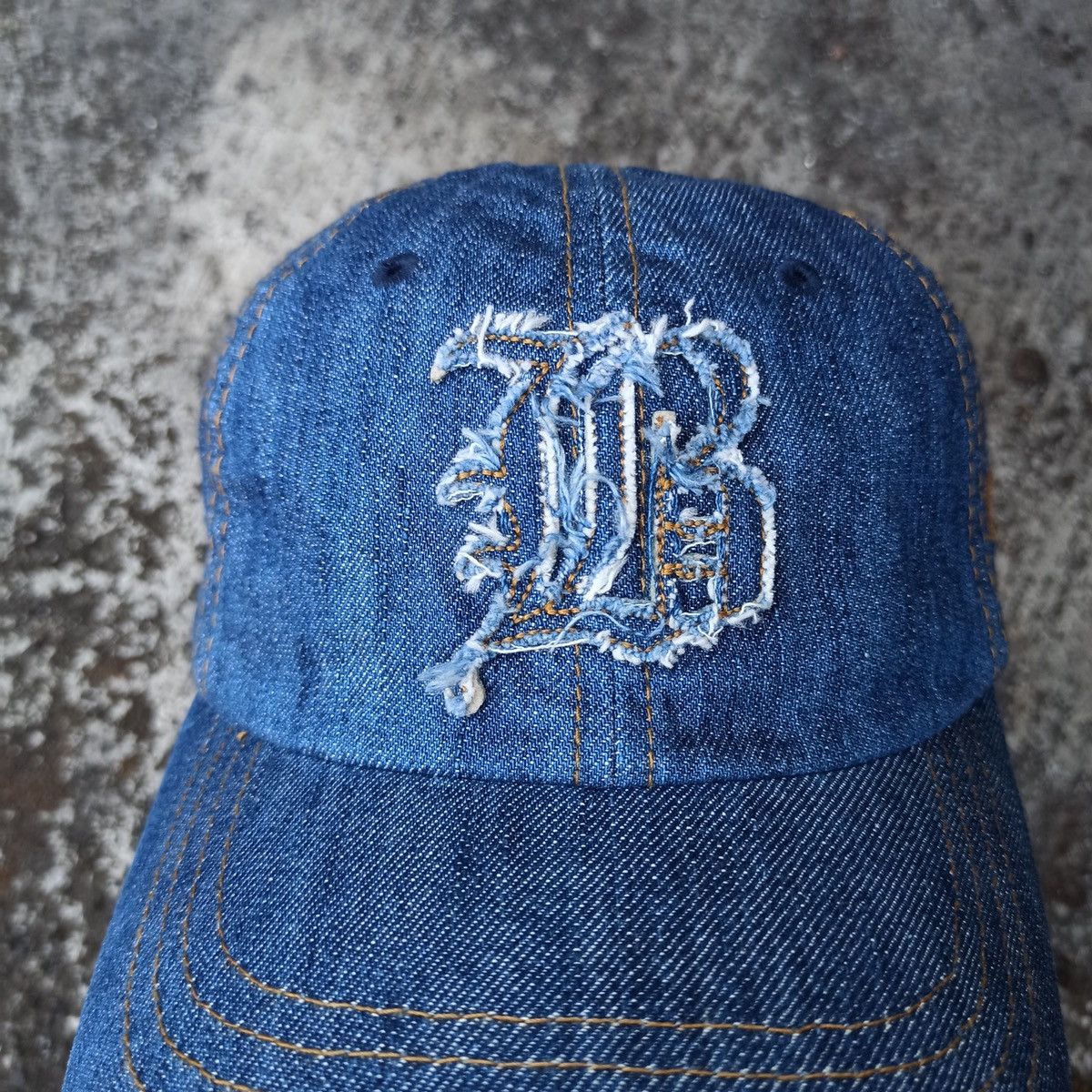 Birkenstock × Japanese Brand Sick initial B distressed hat Size ONE SIZE - 9 Thumbnail
