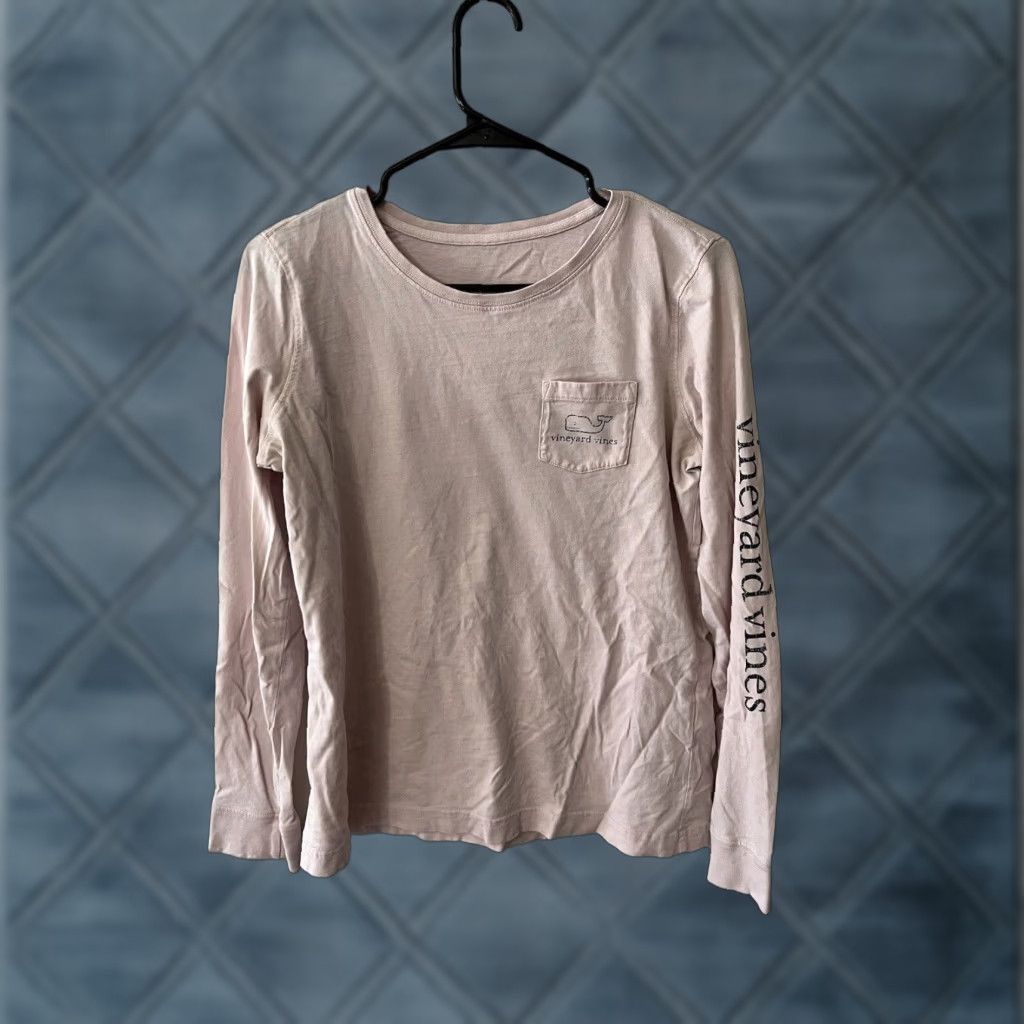 Vineyard Vines VINTAGE Vineyard Vines T-Shirt Womens Small Pink Cotton Long Sleeves Casual Tee American 90s Womens Size S / US 4 / IT 40 - 1 Thumbnail