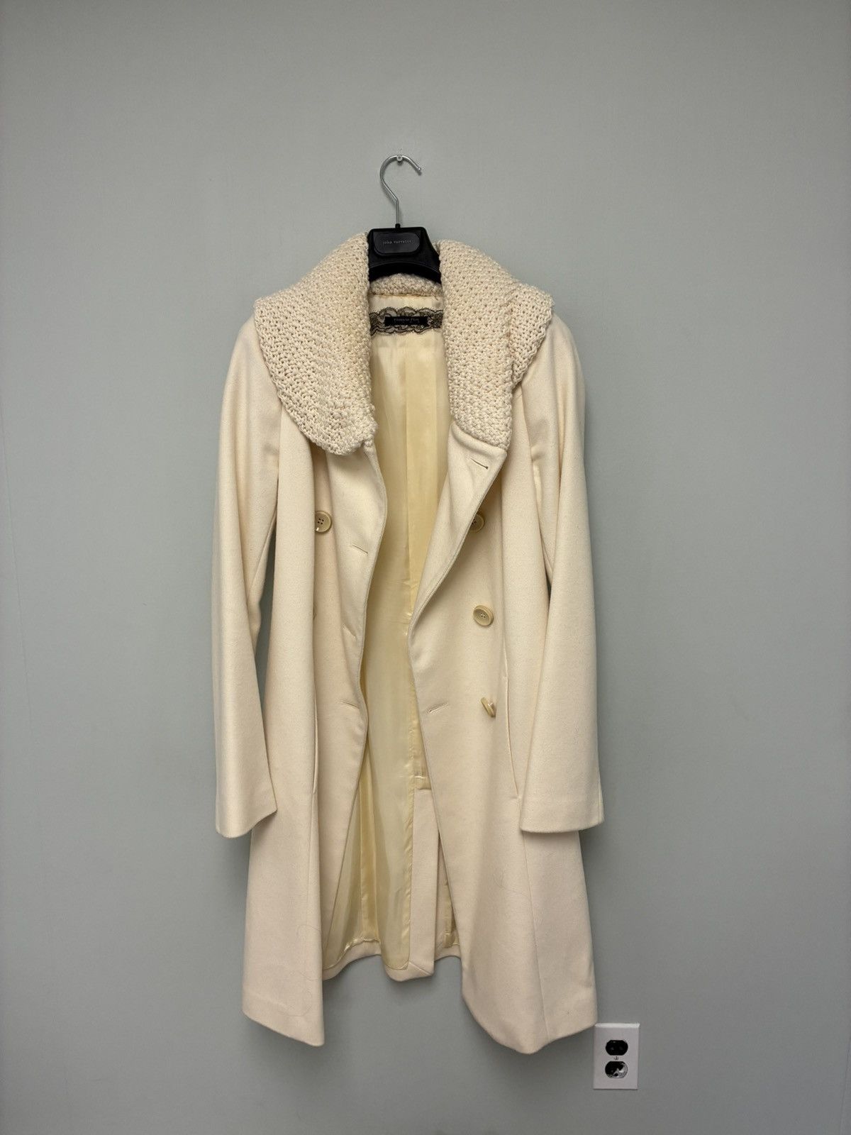 Patrizia Pepe Fluffy Collar Coat 42 Size M / US 6-8 / IT 42-44 - 16 Thumbnail