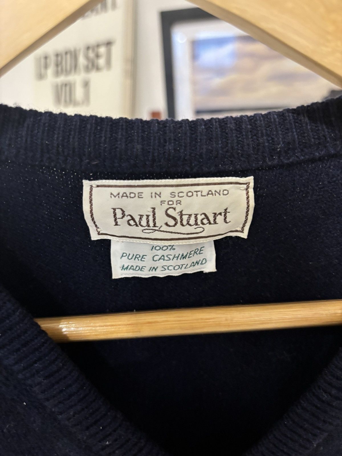 Paul Stuart Navy Sweater Size US M / EU 48-50 / 2 - 2 Thumbnail