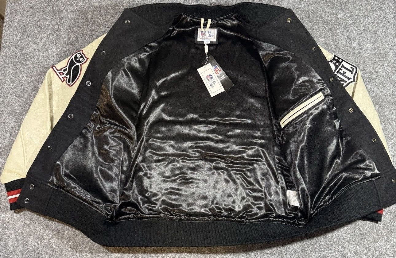October's Very Own OVO x NFL Atlanta Falcons Varsity Jacket Black Size US XL / EU 56 / 4 - 5 Thumbnail