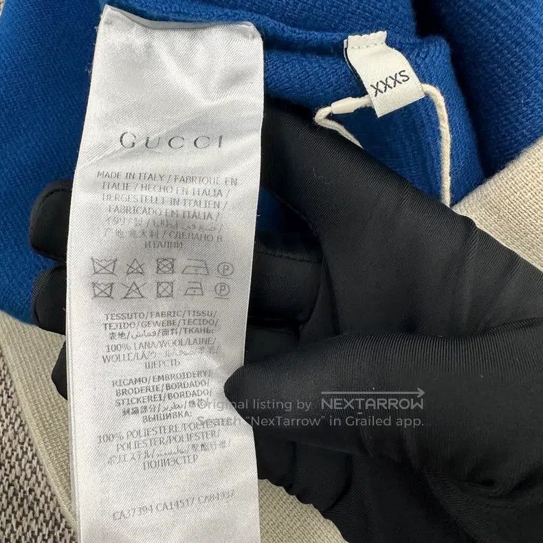 Gucci Gucci SizeXXXS Colour-blocked round-neck knitted short-slee Size XXS / US 00 / IT 34 - 4 Thumbnail