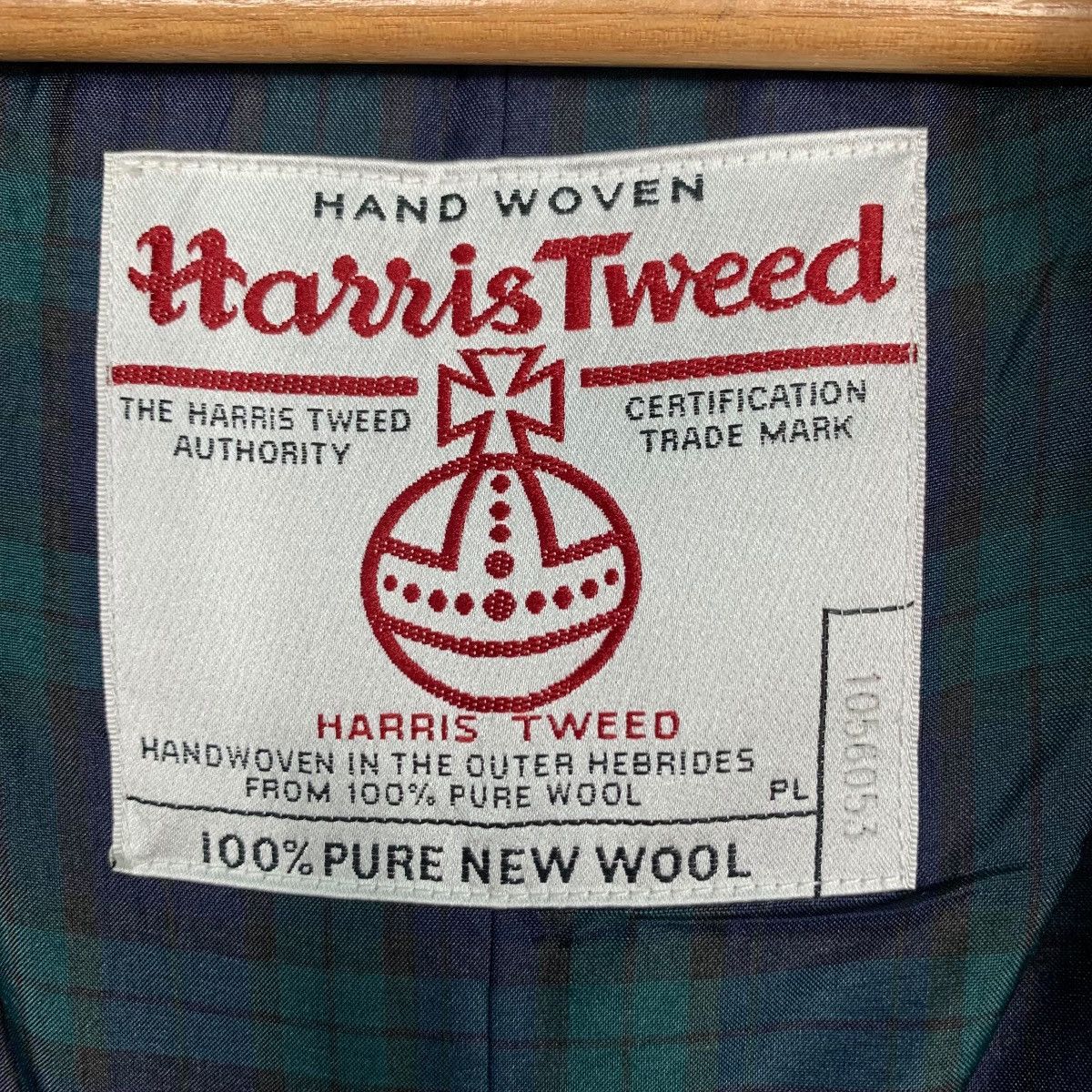 Harris Tweed HARRIS TWEED Wool Hooded Coat Jacket #2694-C121 Size US M / EU 48-50 / 2 - 16 Thumbnail