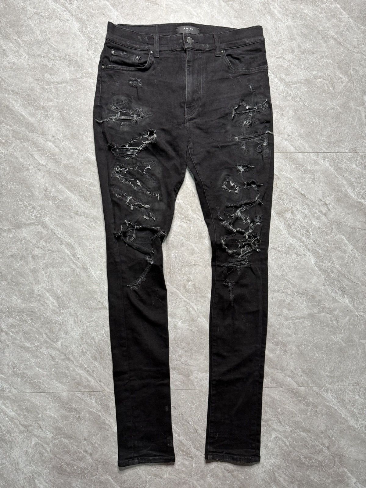 Amiri Amiri MX1 Distressed Jeans Size US 32 / EU 48 - 1 Thumbnail