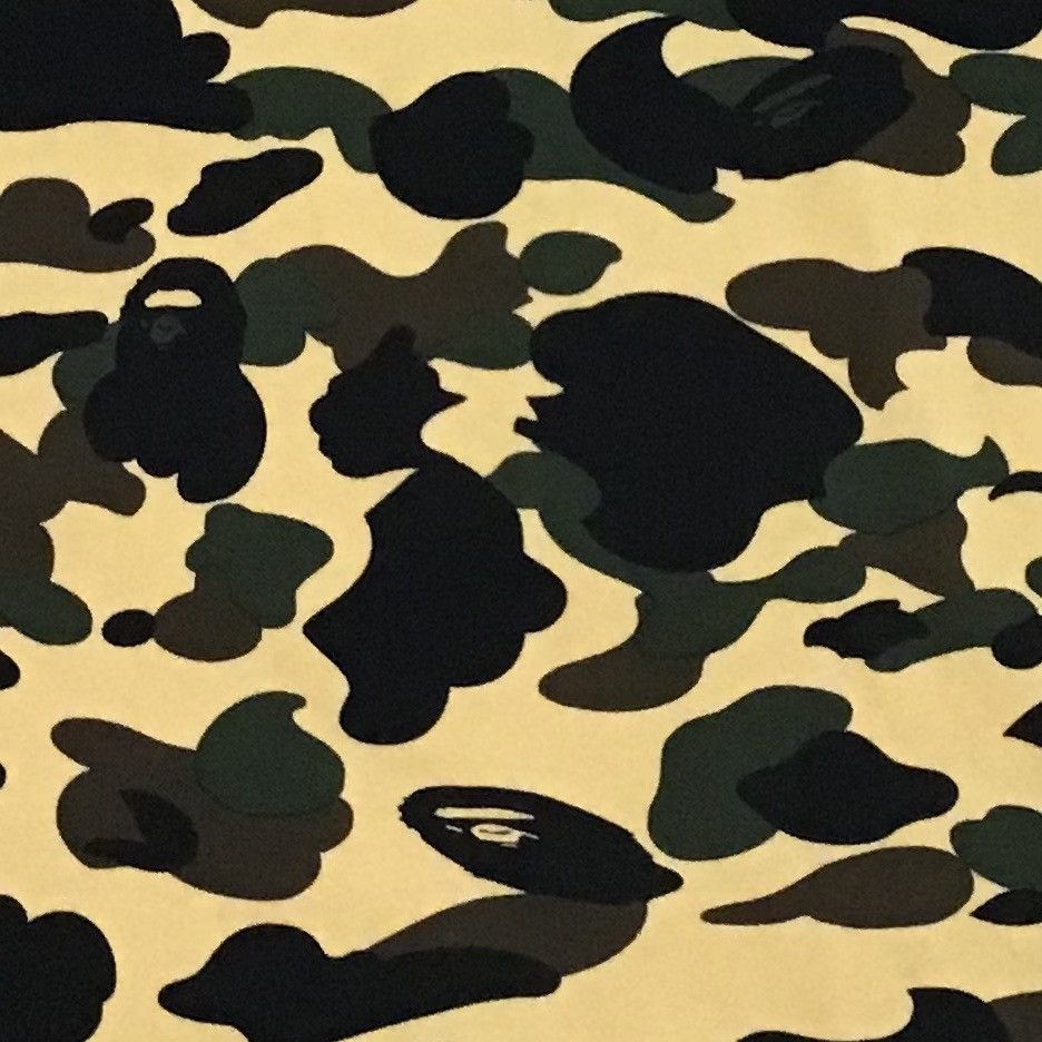 Bape BAPE Polo shirt 1st camo yellow a bathing ape Size US L / EU 52-54 / 3 - 4 Thumbnail