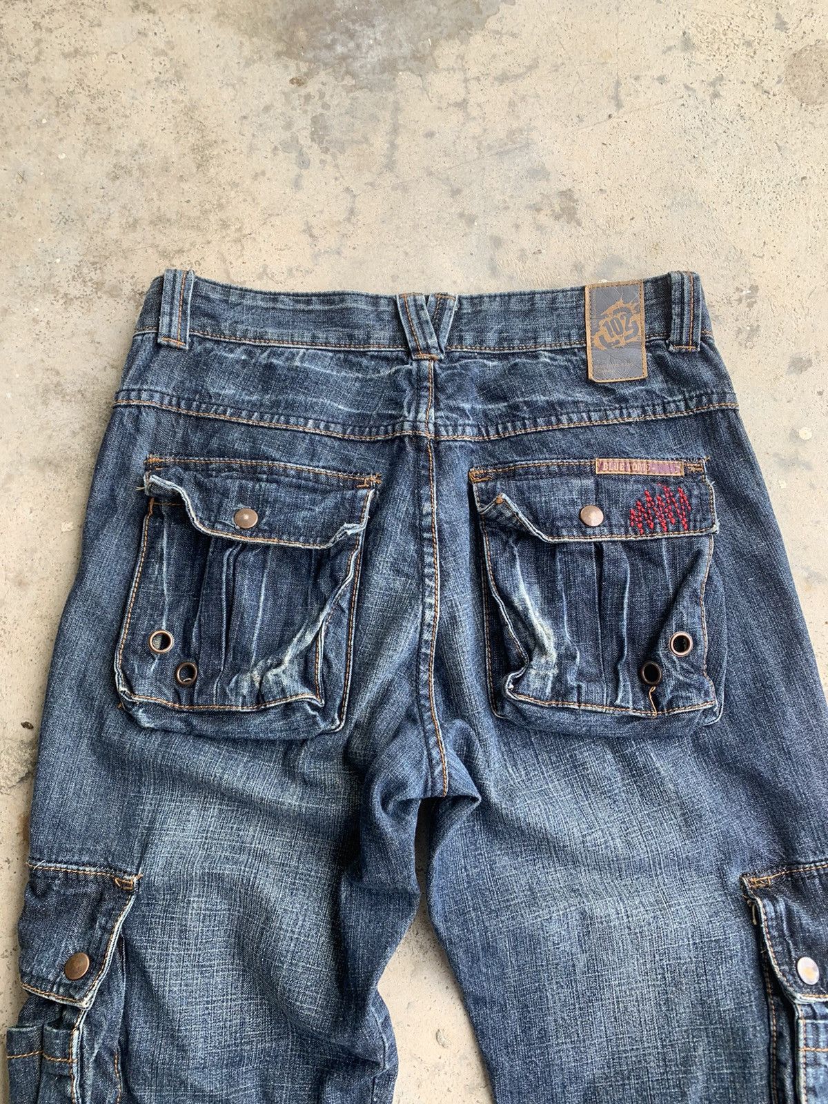 Japanese Brand Blue Tom Cargo Jeans Size US 30 / EU 46 - 9 Thumbnail