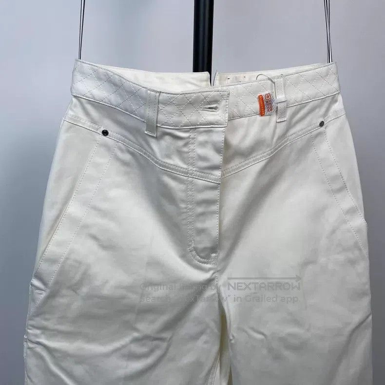 Hermes Hermes White Trousers Size 25" / US 0 / IT 36 - 3 Thumbnail
