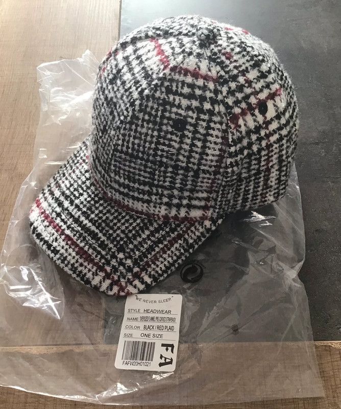 Fucking Awesome Fucking awesome Wool plaid hat leather strap Size ONE SIZE - 2 Thumbnail
