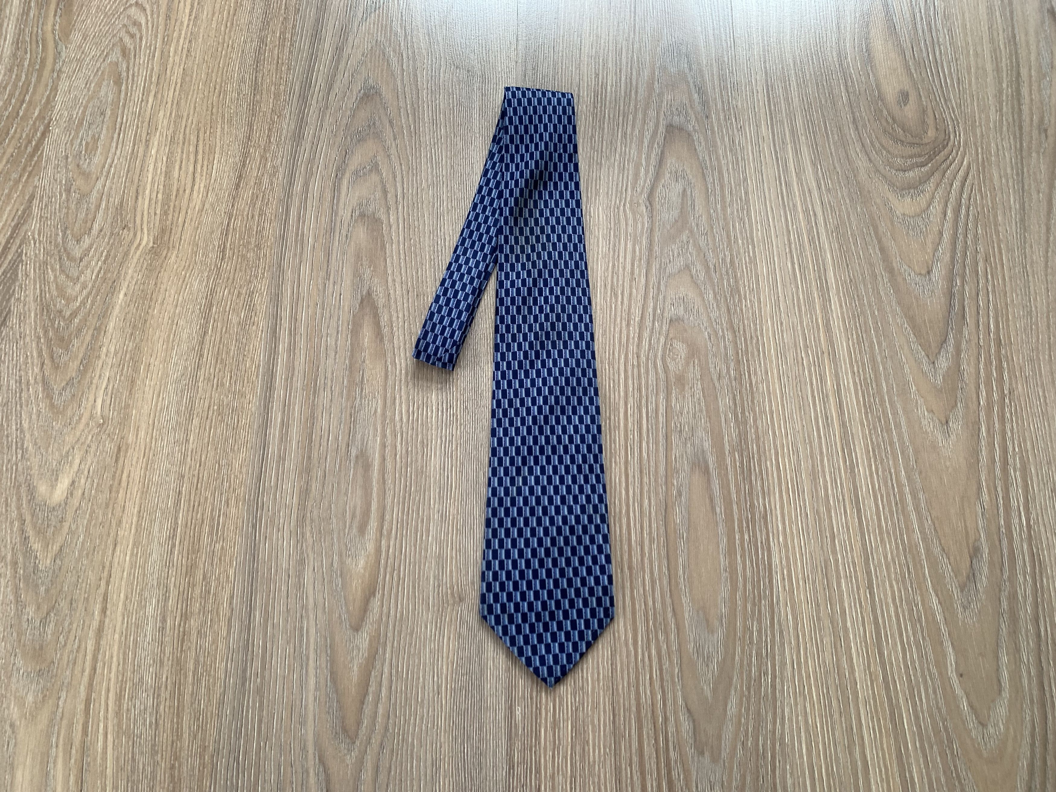 Burton Burton Blue Patterned Tie Size ONE SIZE - 1 Thumbnail