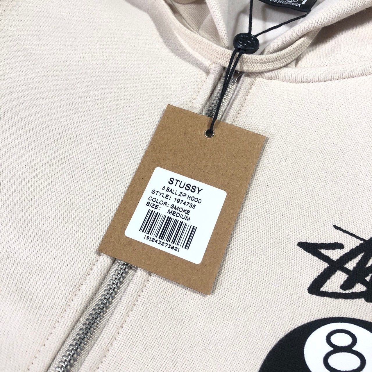Streetwear × Stussy Stussy 8-Ball Zip Hoodie | Grailed