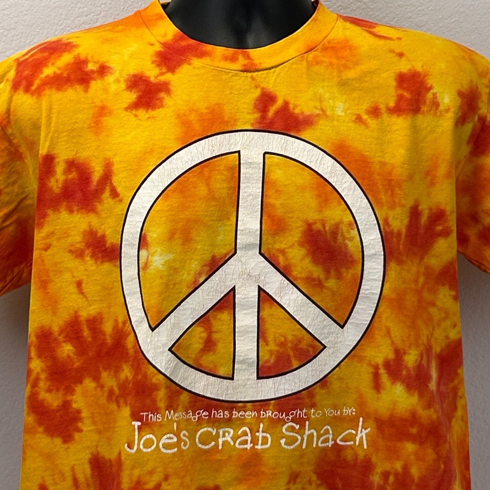 Vintage Vintage Joes Crab Shack T Shirt Mens L Large Orange 90s Size US L / EU 52-54 / 3 - 6 Thumbnail