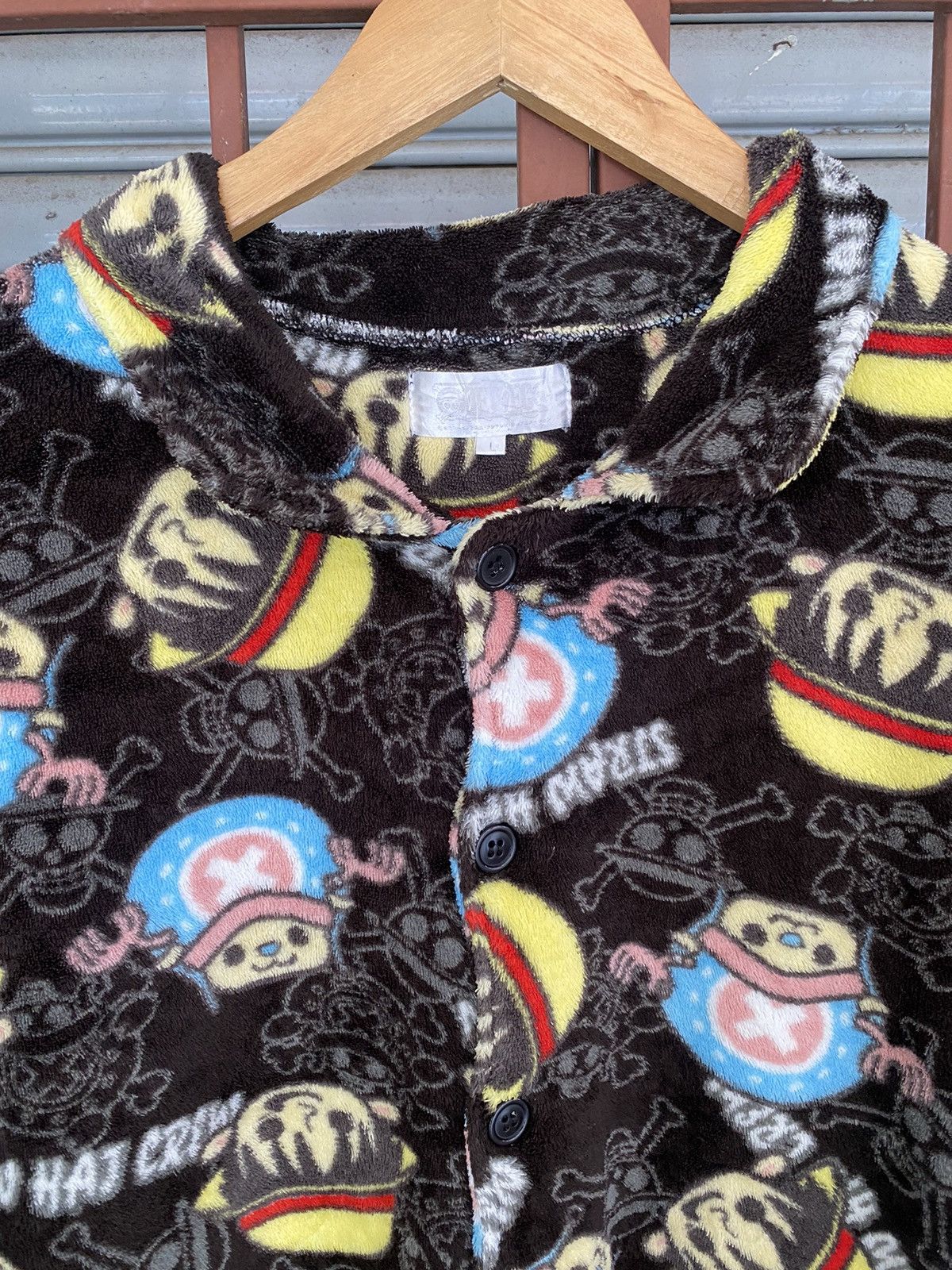 Anime × One Piece × Vintage Vintage Y2K AOP One Piece fleece sweatshirt Size US L / EU 52-54 / 3 - 5 Thumbnail