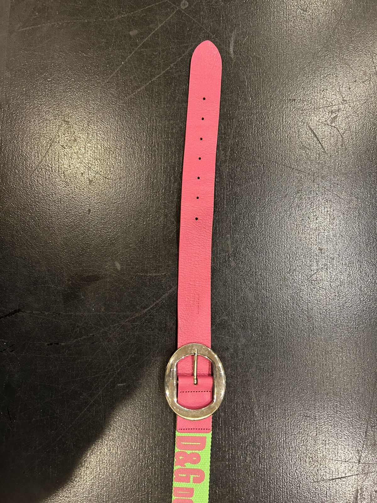 Dolce & Gabbana Dolce & Gabbana Belt - Pink/Green Size 30 - 3 Thumbnail