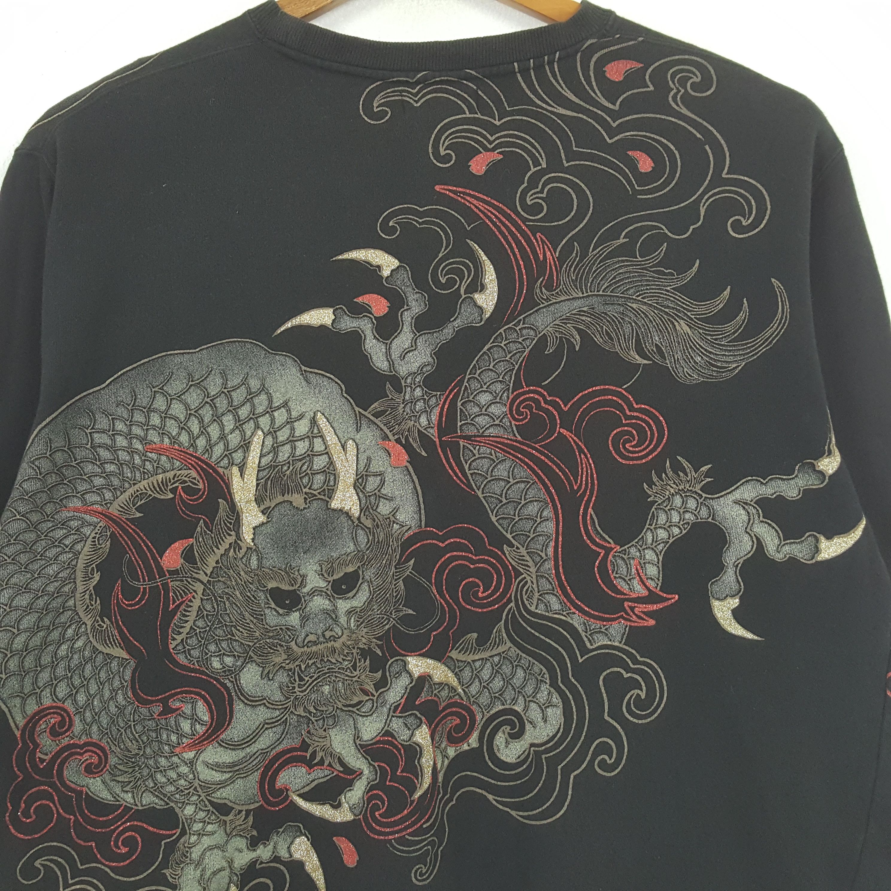 Japanese Brand Vintage SORRIDERE DRAGON Japanese Brand Sweatshirt C291N25 Size US XL / EU 56 / 4 - 2 Thumbnail