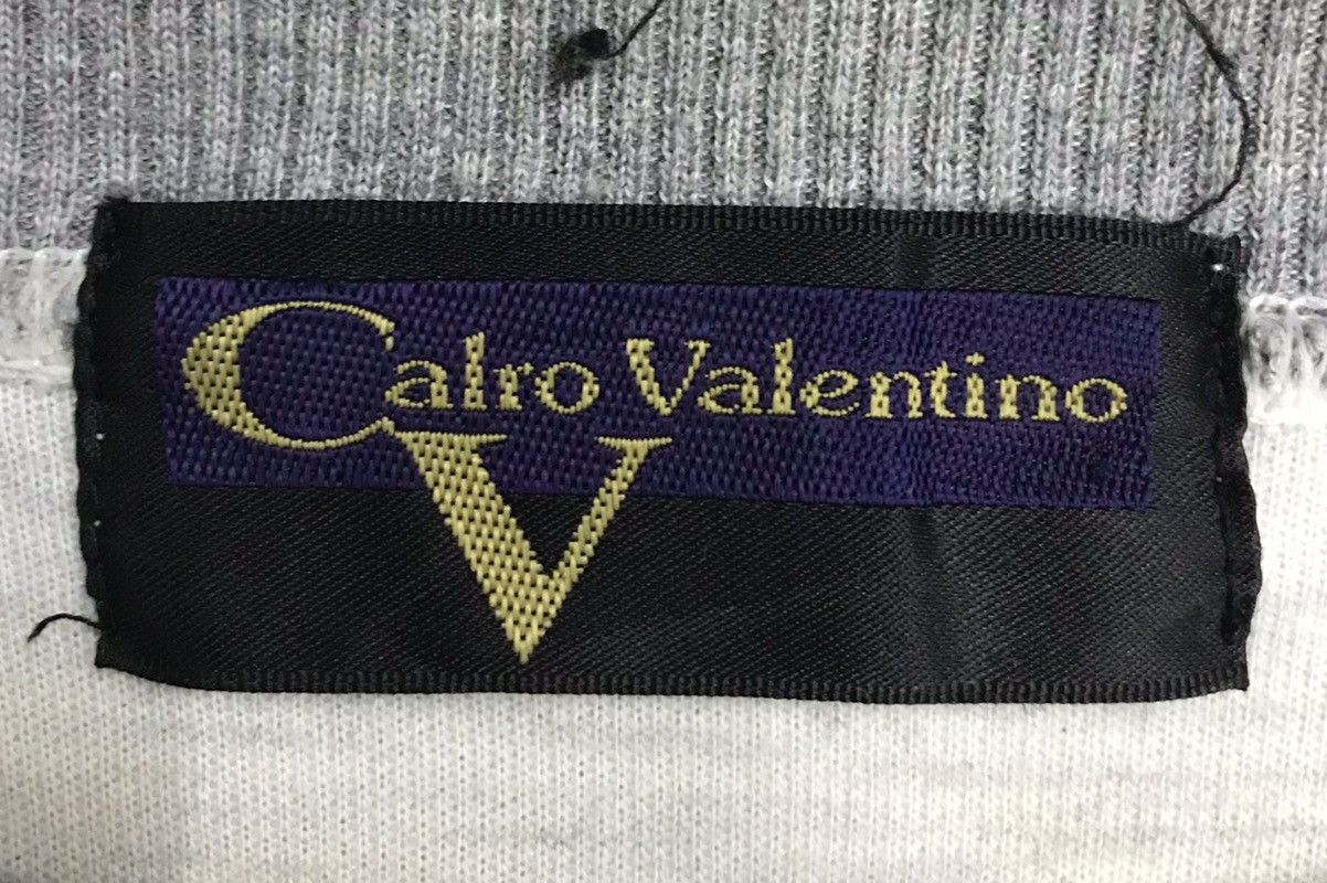 Vintage Vintage Calro Valentino Big Logo Sweatshirt Size US L / EU 52-54 / 3 - 7 Thumbnail